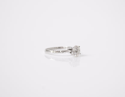 Anillo Solitario 18k