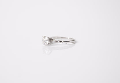 Anillo Solitario 18k